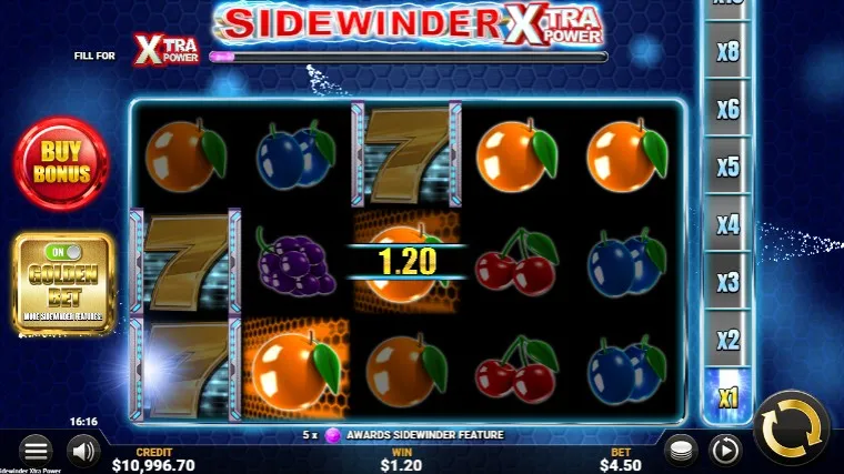 Sidewinder Xtra Power | Slot Review | Reflex Gaming ⚡