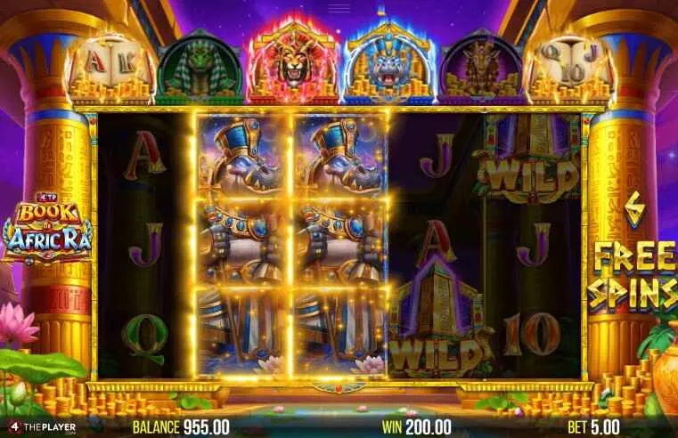 4TP Book of AfricRa | Slot Game Review | 4ThePlayer 🦁