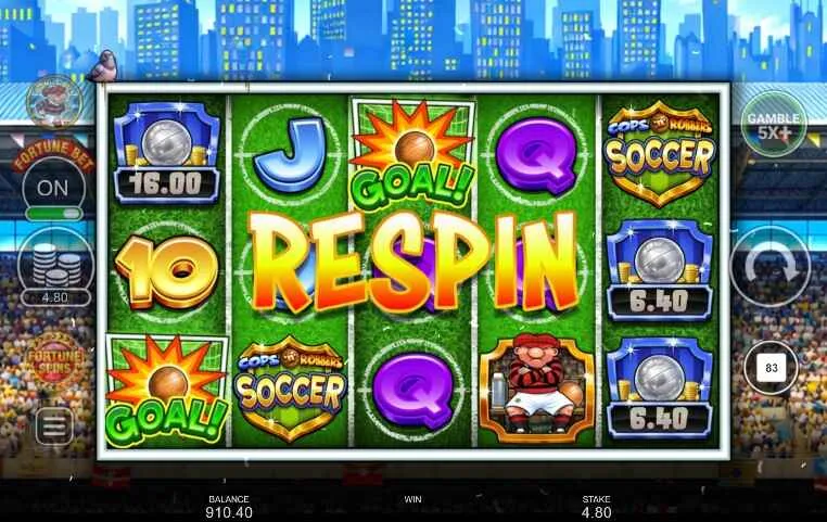 Cops &lsquo;n&rsquo; Robbers Bigger Big Money Soccer | Slot Review ⚽