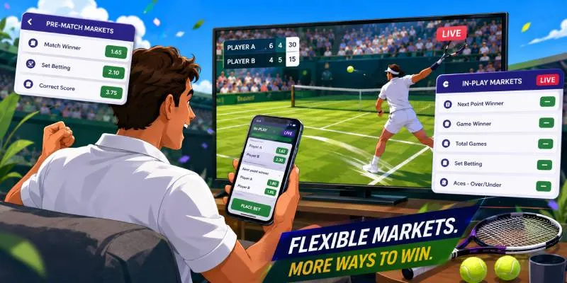 Triple Play Wimbledon | Get &pound;15 in ACCA Free Bets