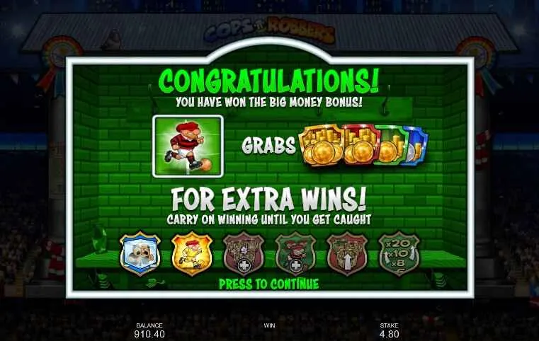 Cops &lsquo;n&rsquo; Robbers Bigger Big Money Soccer | Slot Review ⚽