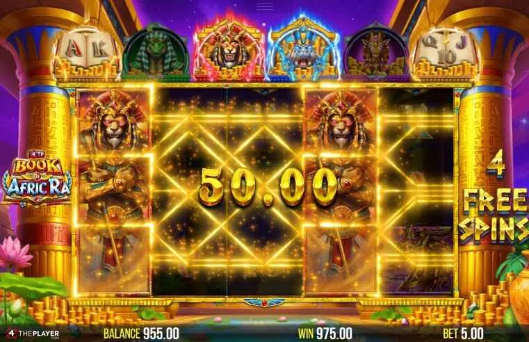 4TP Book of AfricRa | Slot Game Review | 4ThePlayer 🦁