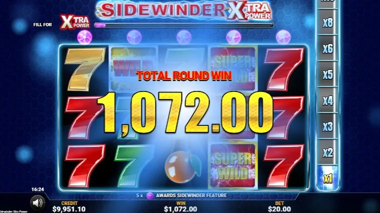 Sidewinder Xtra Power | Slot Review | Reflex Gaming ⚡