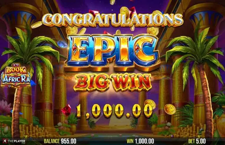 4TP Book of AfricRa | Slot Game Review | 4ThePlayer 🦁