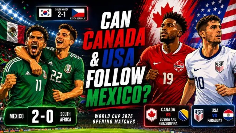 Mexico won | Can Canada and the USA follow? | World Cup 2026