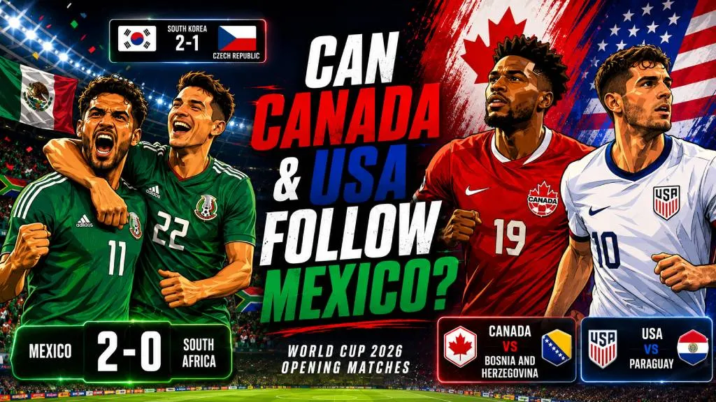 Mexico won | Can Canada and the USA follow? | World Cup 2026