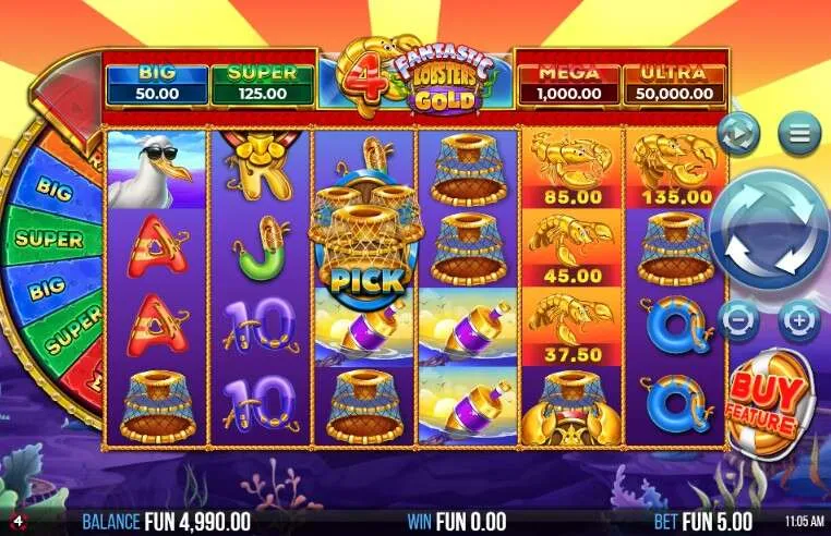 4 Fantastic Lobsters Gold | Slot Review | 4ThePlayer 🦞