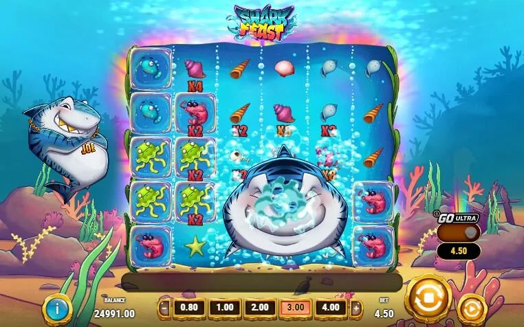 Shark Feast | Slot Game Review | Play’n GO 🦈