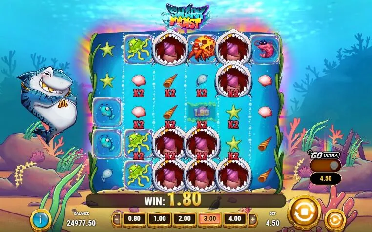 Shark Feast | Slot Game Review | Play’n GO 🦈