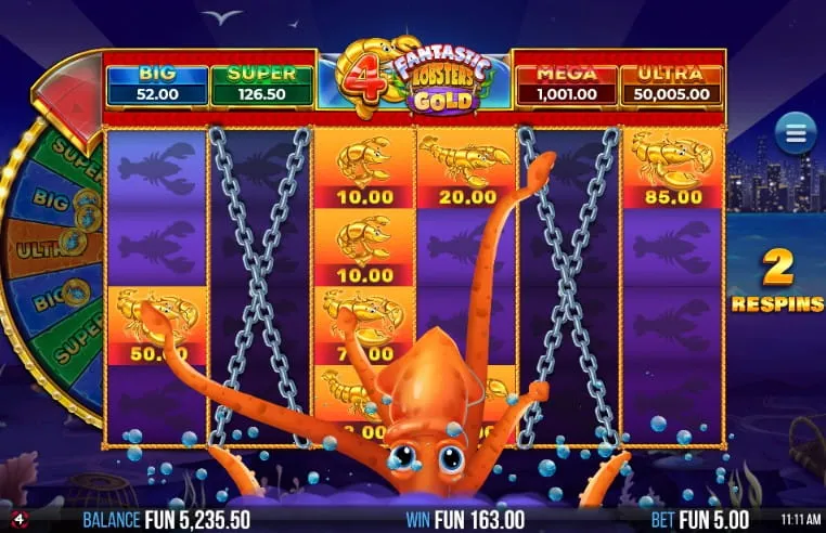 4 Fantastic Lobsters Gold | Slot Review | 4ThePlayer 🦞