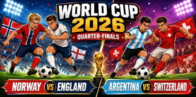 Norway vs England | Argentina vs Switzerland | World Cup ⚽