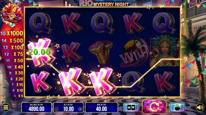 Rio Mystery Night Slot Game Review