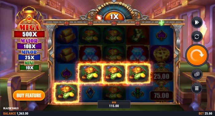Blazin' Rails Slot Game Review