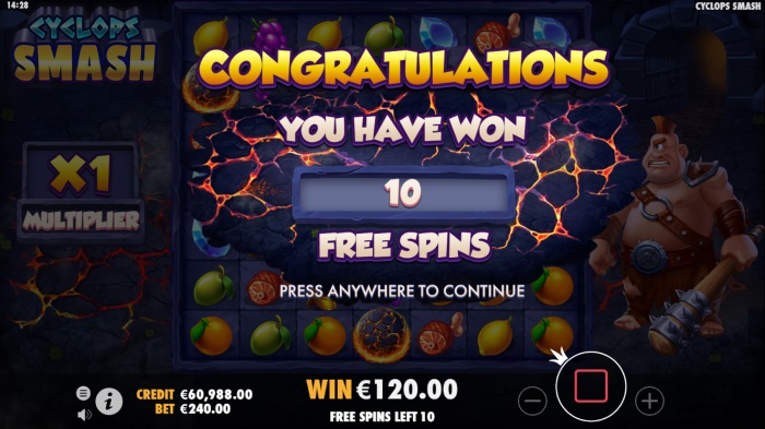 Cyclops Smash Slot Game Review