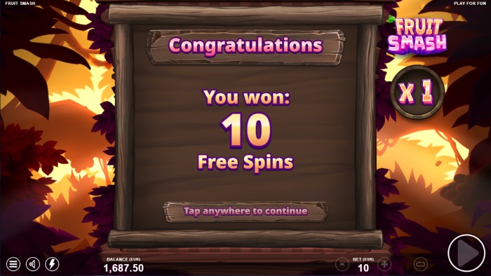 Fruit Smash Slot Game Review