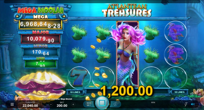 Atlantean Treasures Mega Moolah Review