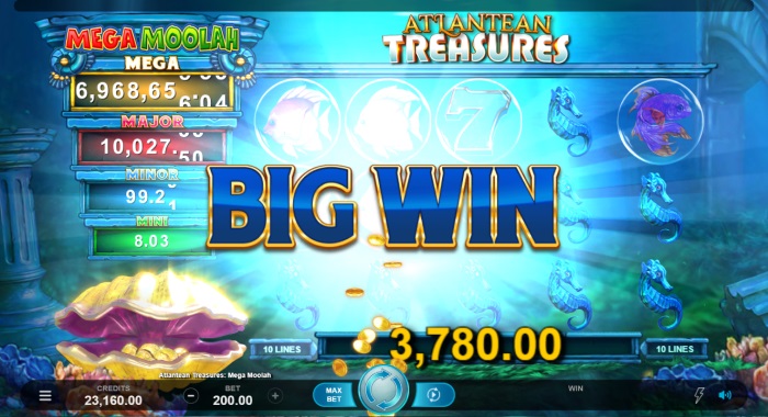 Atlantean Treasures Mega Moolah Review