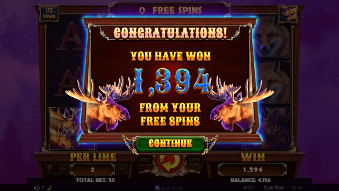 Dark Wolf Slot Game Review