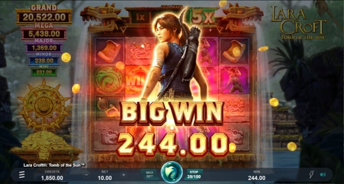 Lara Croft Tomb of the Sun Slot Game Review