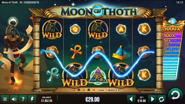 Moon of Thoth Slot Game Review