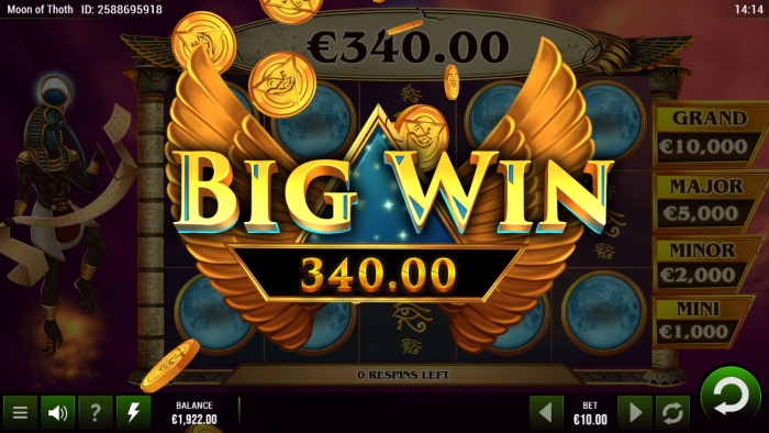 Moon of Thoth Slot Game Review