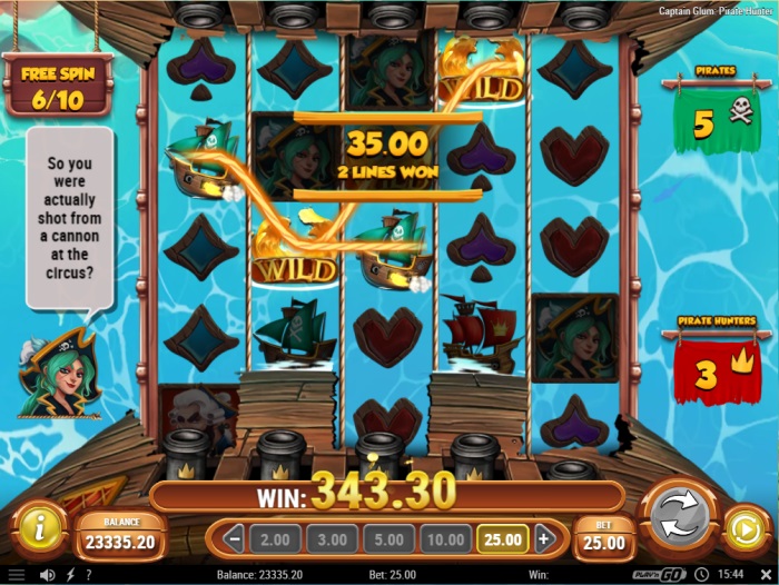 Captain Glum Pirate Hunter Slot Game Review