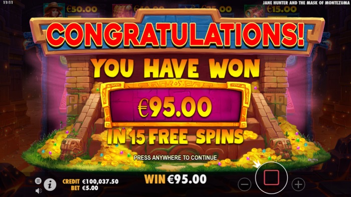 Jane Hunter and the Mask of Montezuma Slot Game Review