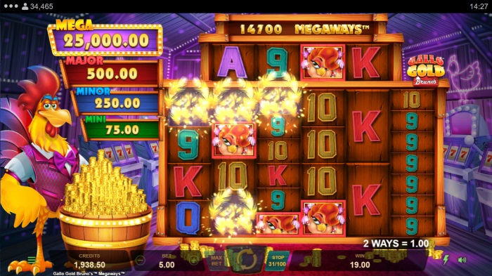 Gallo Gold Bruno’s Megaways Game Review