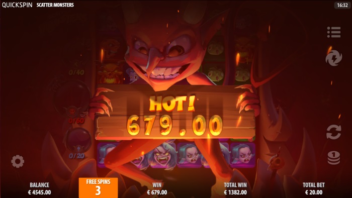 Scatter Monsters Slot Game Review