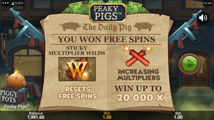 Peaky Pigs Slot Game Review