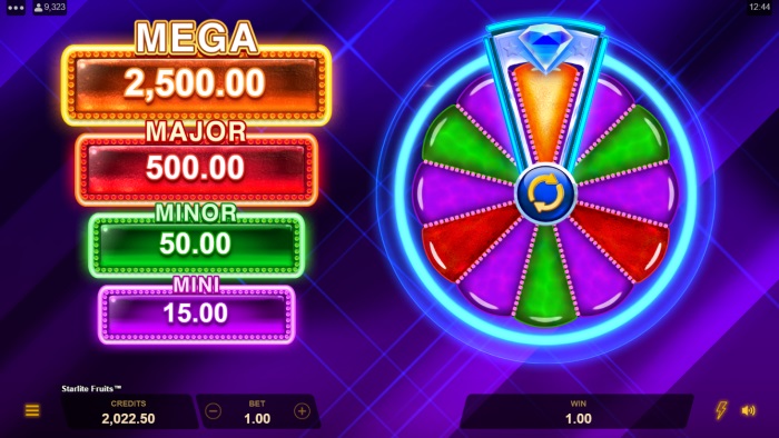 Starlite Fruits Slot Game Review