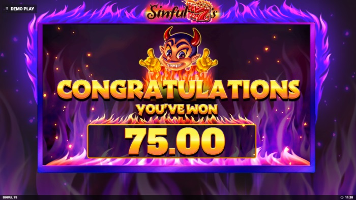Sinful 7s Slot Game Review
