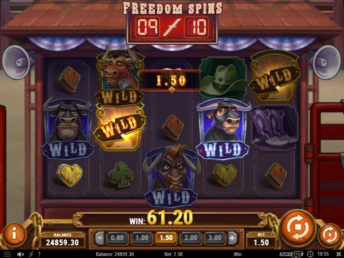 Bull In A Rodeo Slot Game Review