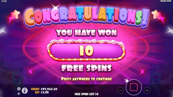 Sugar Rush Slot Game Review