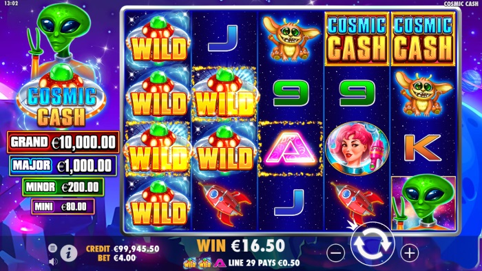 Cosmic Cash Slot Game Review