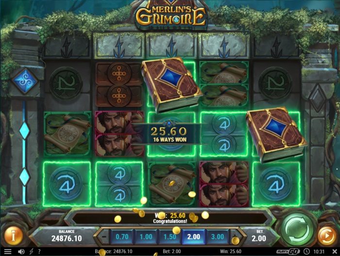 Merlin&rsquo;s Grimoire Slot Game Review