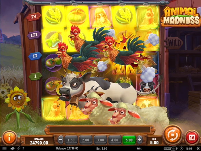 Animal Madness Slot Game Review