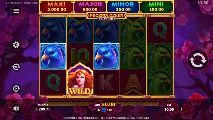 Phoenix Queen Hold N Link Slot Game Review