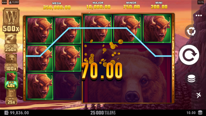 25000 Talons Slot Game Review