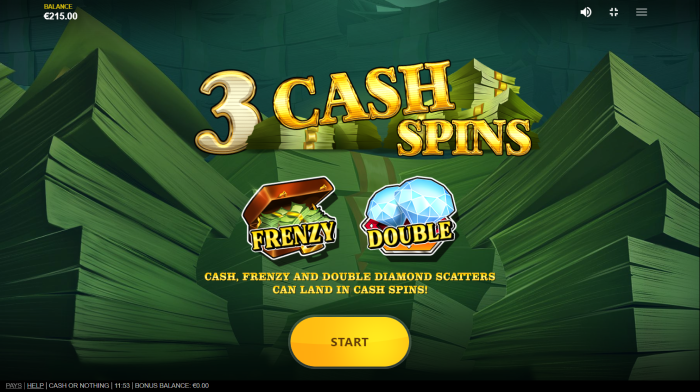 Cash or Nothing Slot Game Review
