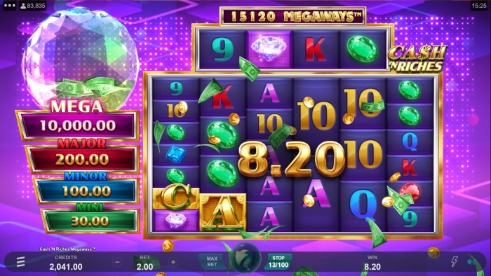Cash 'N Riches Megaways Slot Game Review