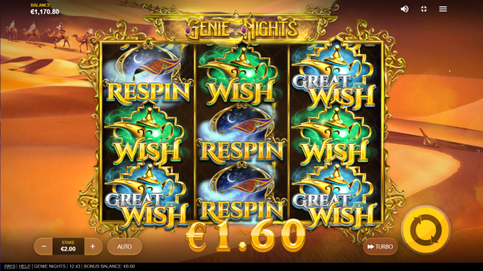 Genie Nights Slot Game Review