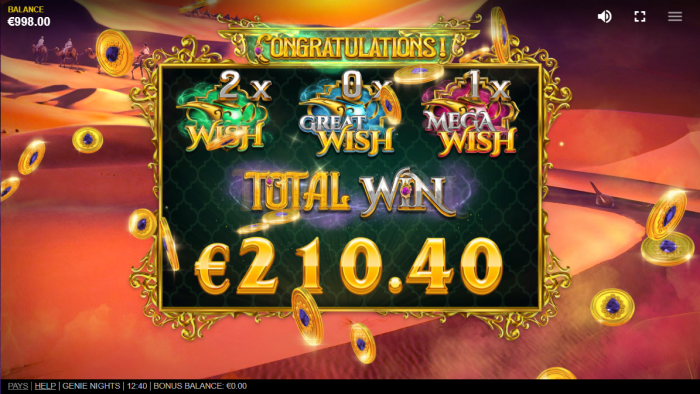 Genie Nights Slot Game Review