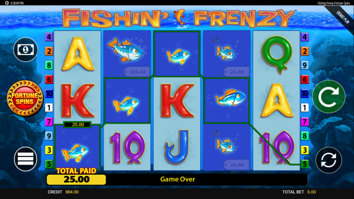 Fishin&rsquo; Frenzy Fortune Spins Slot Game Review