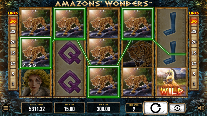 Amazons’ Wonders Slot Game Review