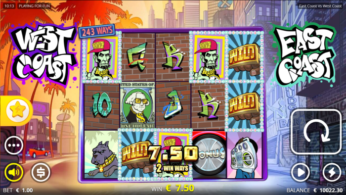 East Coast vs West Coast Slot Game Review