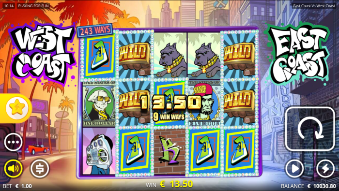 East Coast vs West Coast Slot Game Review