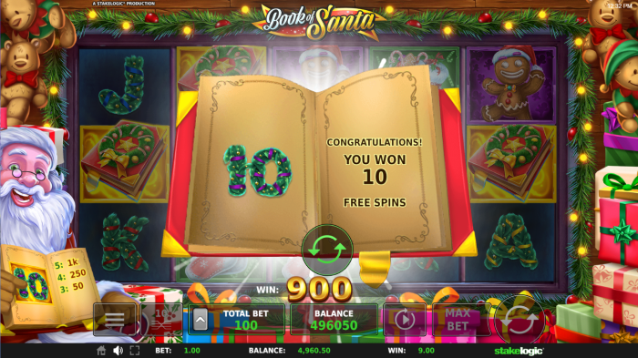 Book of Santa Slot Game Review