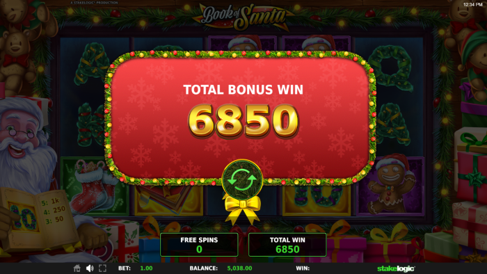 Book of Santa Slot Game Review