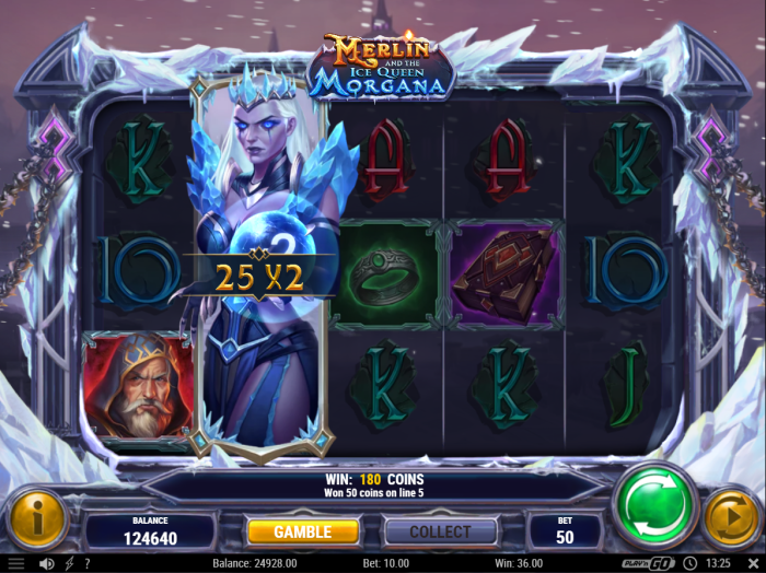 Merlin and the Ice Queen Morgana Slot Game Review